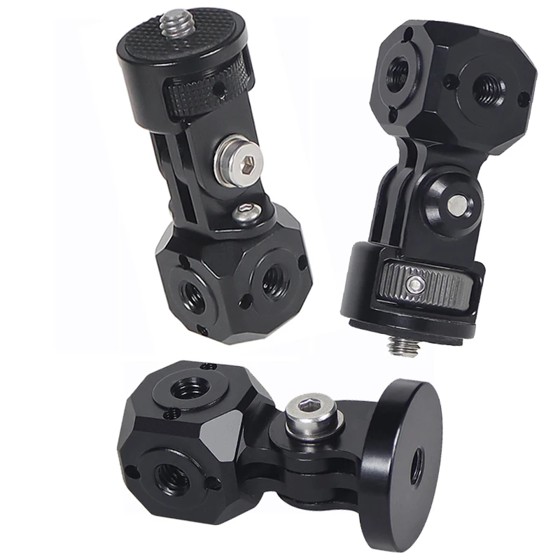 Vielseitiger Mini-Magic-Cube-Adapter mit Schraubenloch ARRI 1/4 3/8' für GoPro 13 Insta360 X4 Osmo Blitzlicht Stativhalterung – Detail 4