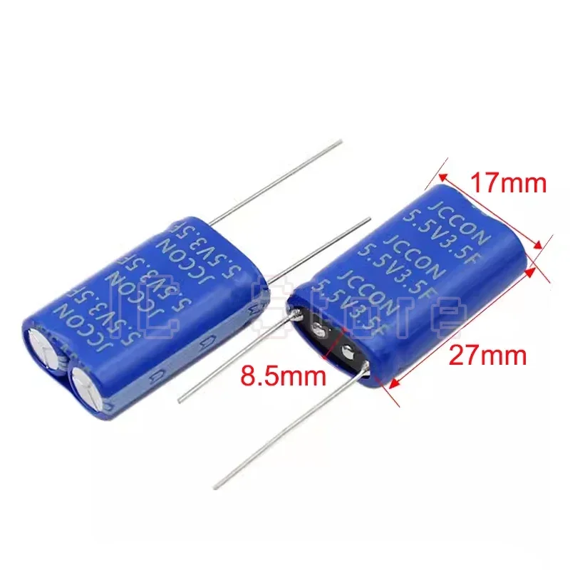 Farah Super Capacitor 5.5V 3.5F 17x8.5x27mm Combination 5.5V Capacitors Vehicle Recorder Supercapacitor