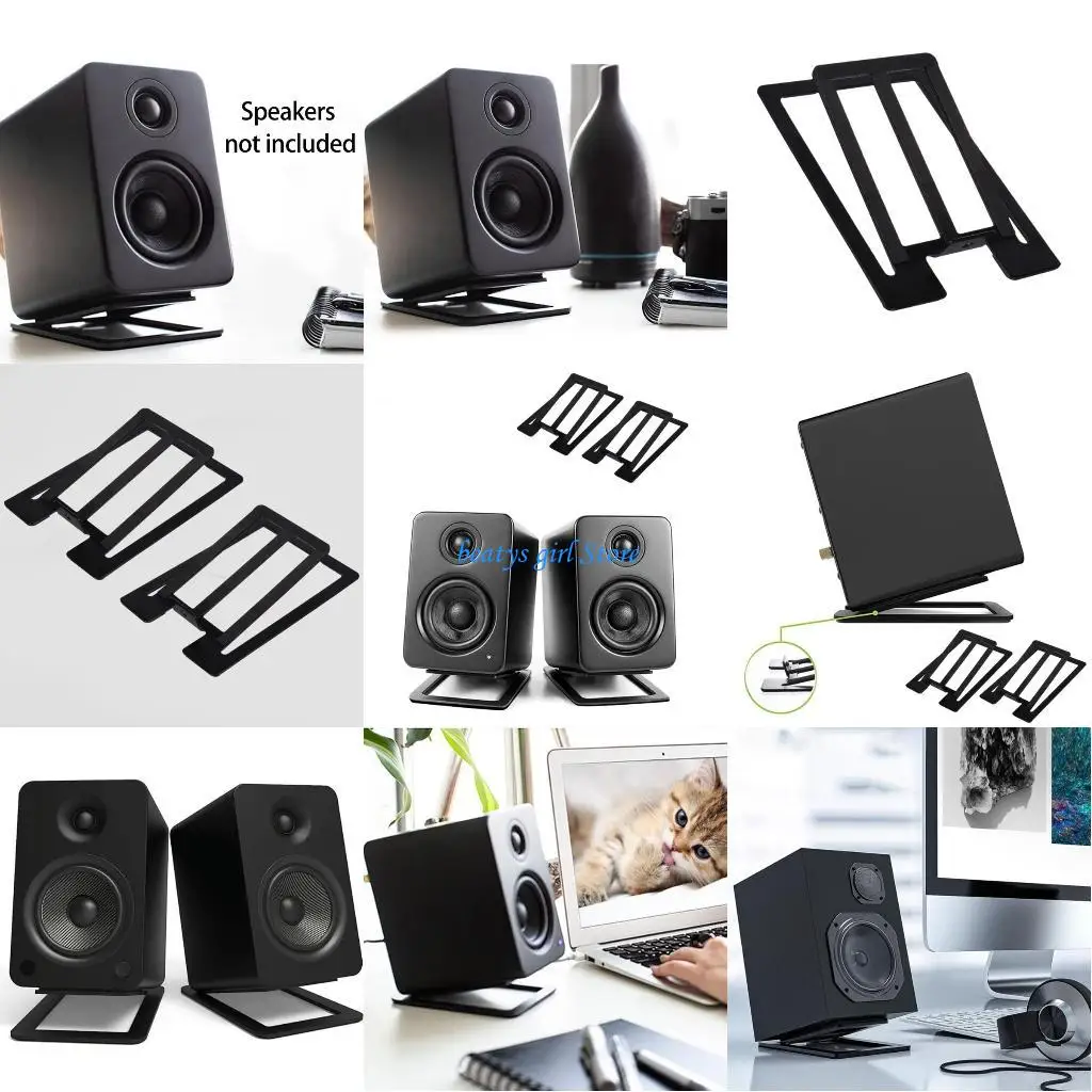 

C7AB Quick Install Metal Speaker Platform 15 Degree Acoustic Supports 5kg Weight
