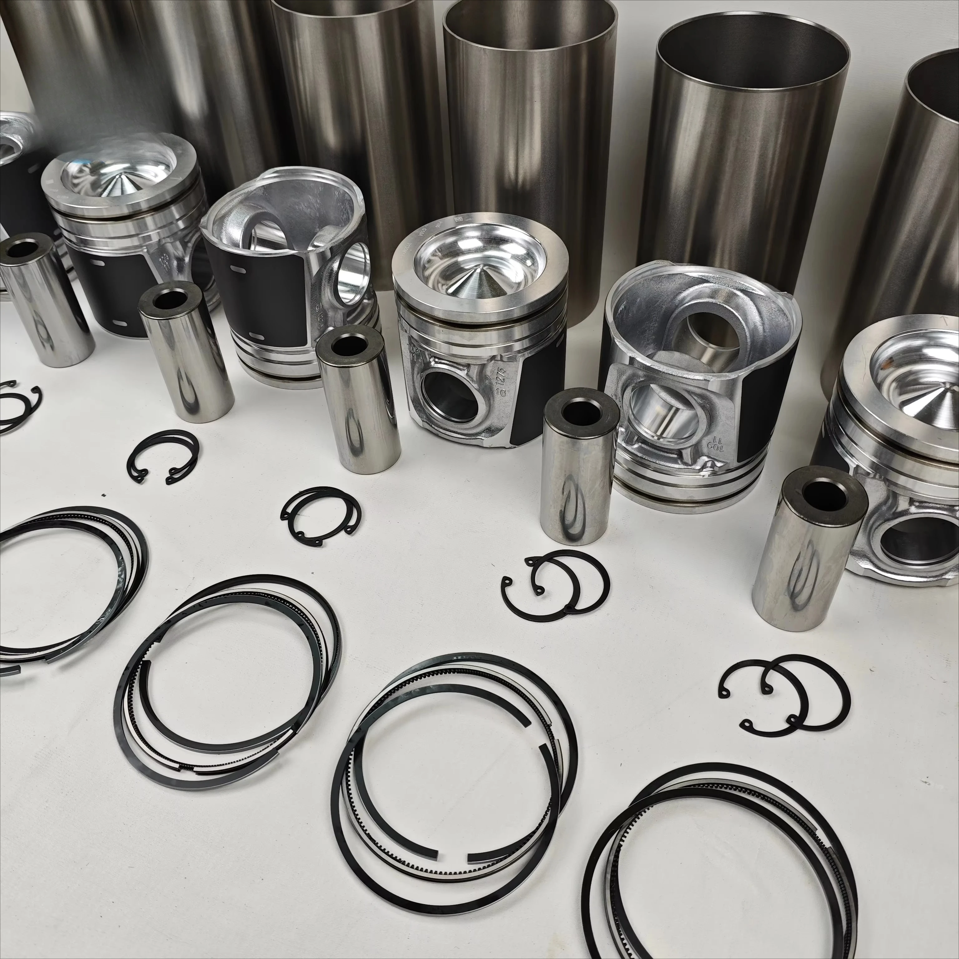 HC C6.6 Direct  Engine Piston Kit 276-7475 9135M141 High Strength Aluminum Alloy for E320D Excavator Parts