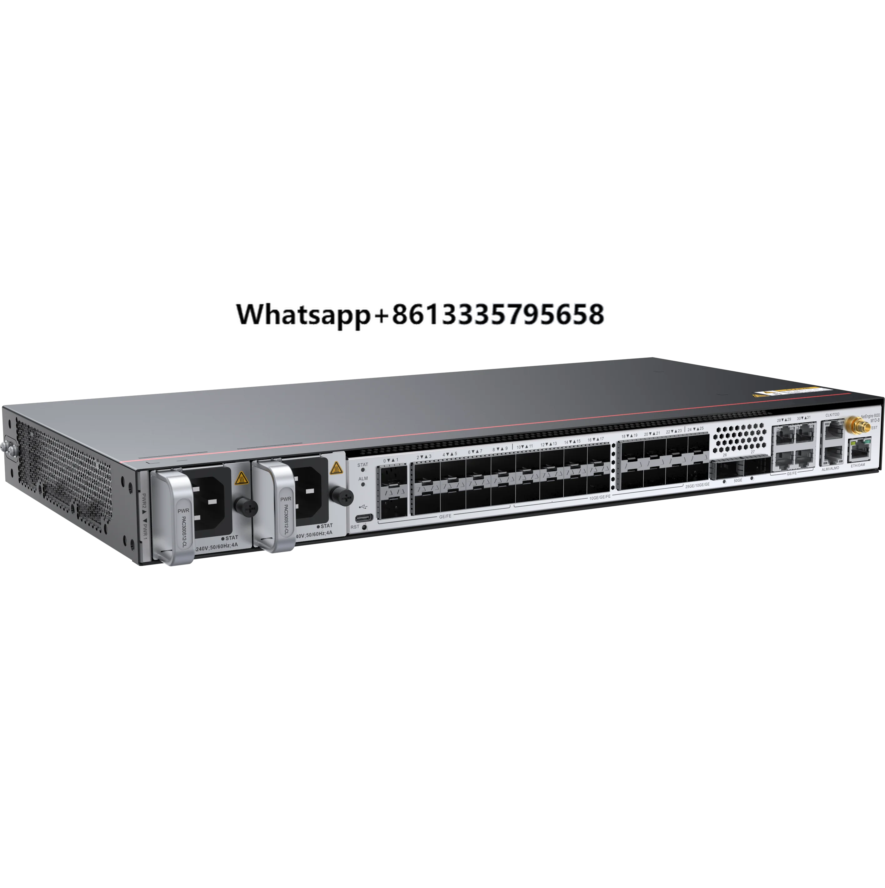 

Hua wei NetEngine 8000 M1D-B fiber optic enterprise core router with interface 2*50GE+2*25GE+2*10GE+14*GE
