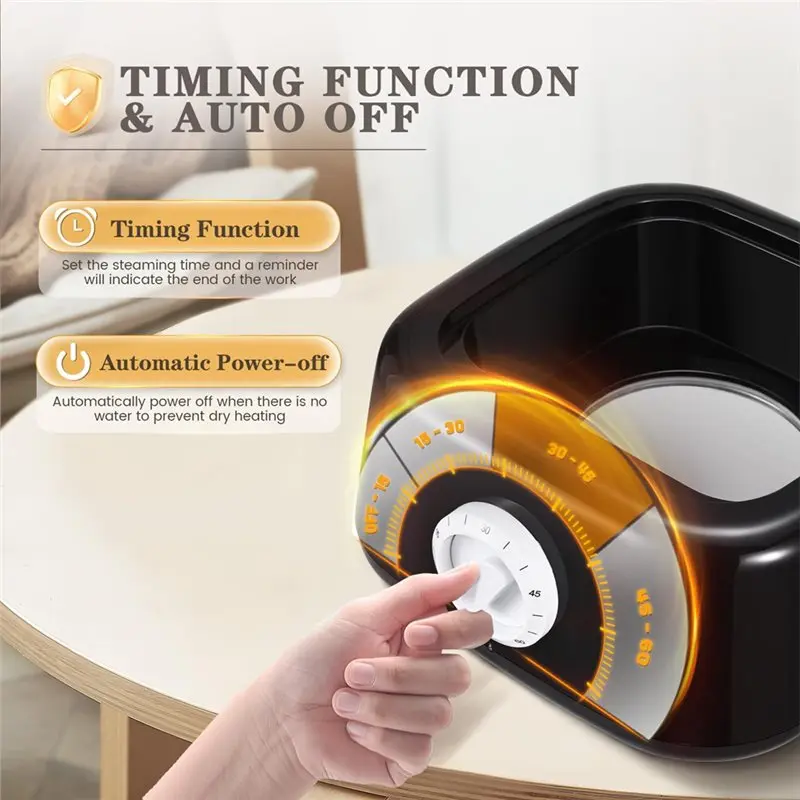 AAAF For Facials Rapid Heating Towel Steamer, Hot Towel Warmer Can Hold 30 Mini Wet Towels, Portable Mini Towel Warmer US Plug