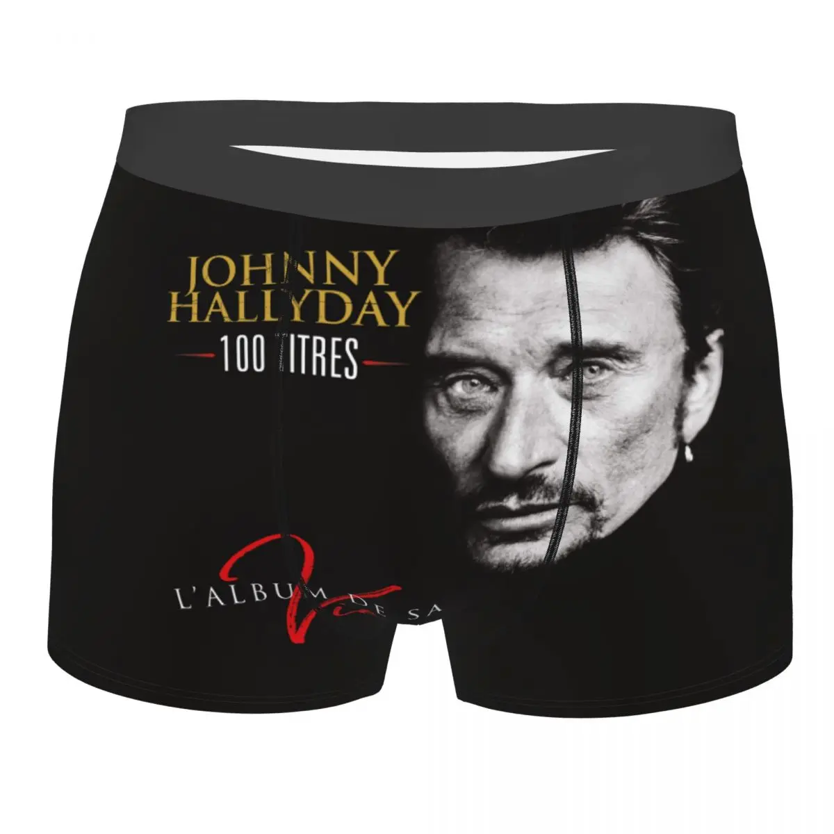 

Мужское сексуальное нижнее белье Johnny Hallyday Rock, трусы-боксеры, мужские мягкие шорты, трусы