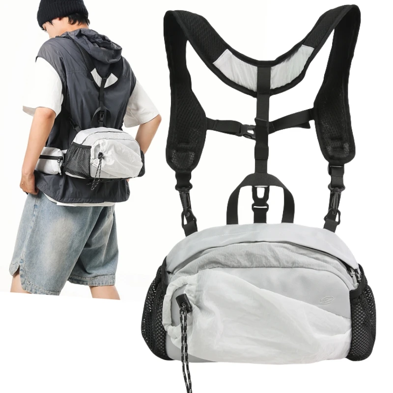 

Легкая водонепроницаемая спортивная дорожная сумка для походов, велоспорта и альпинизма, с двумя плечевыми ремнями, для мужчин и женщин.