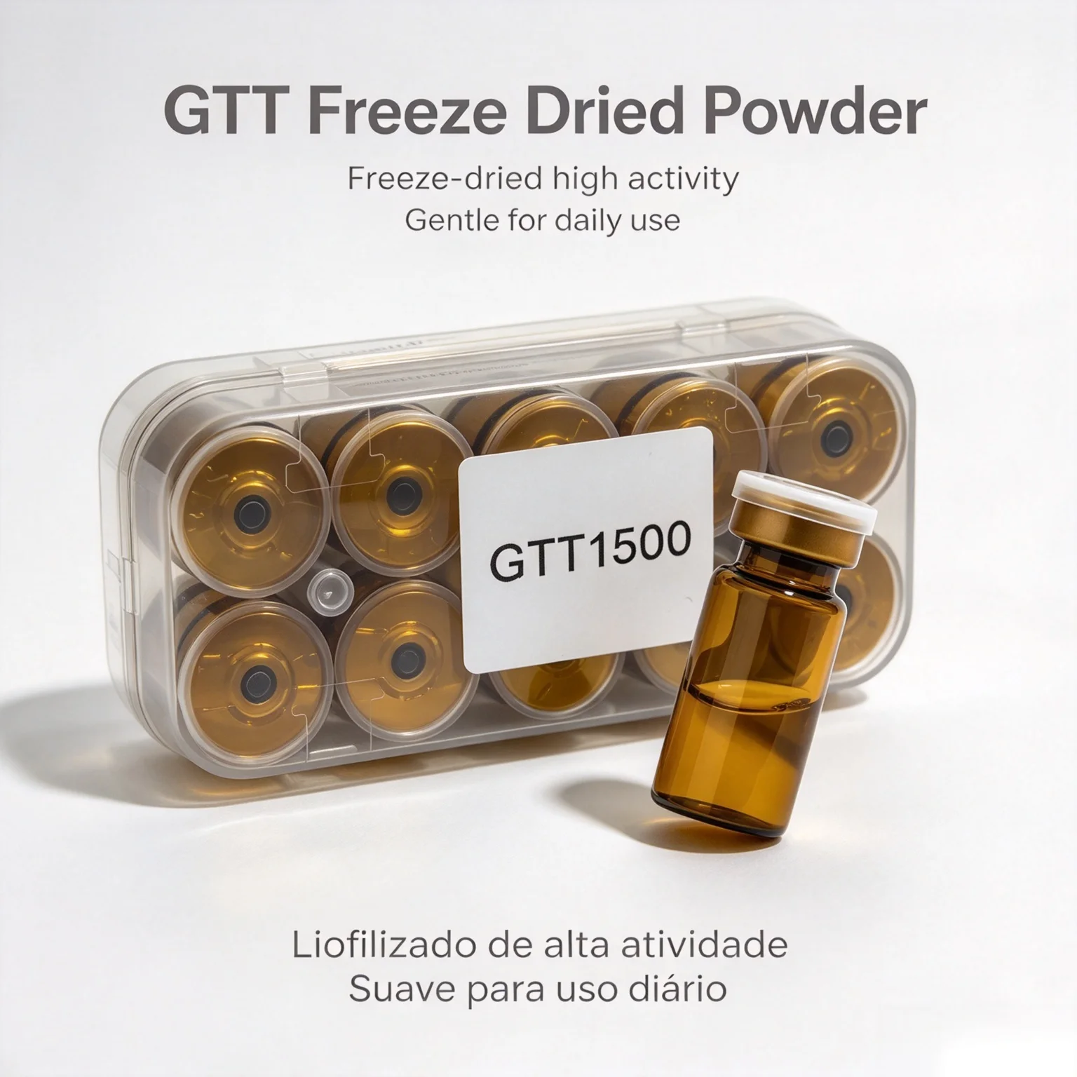 High-Quality  Freeze-Dried Powder, Repairs Skin Damage (Random Cap Colors, Production Date Subject to Actual Goods)