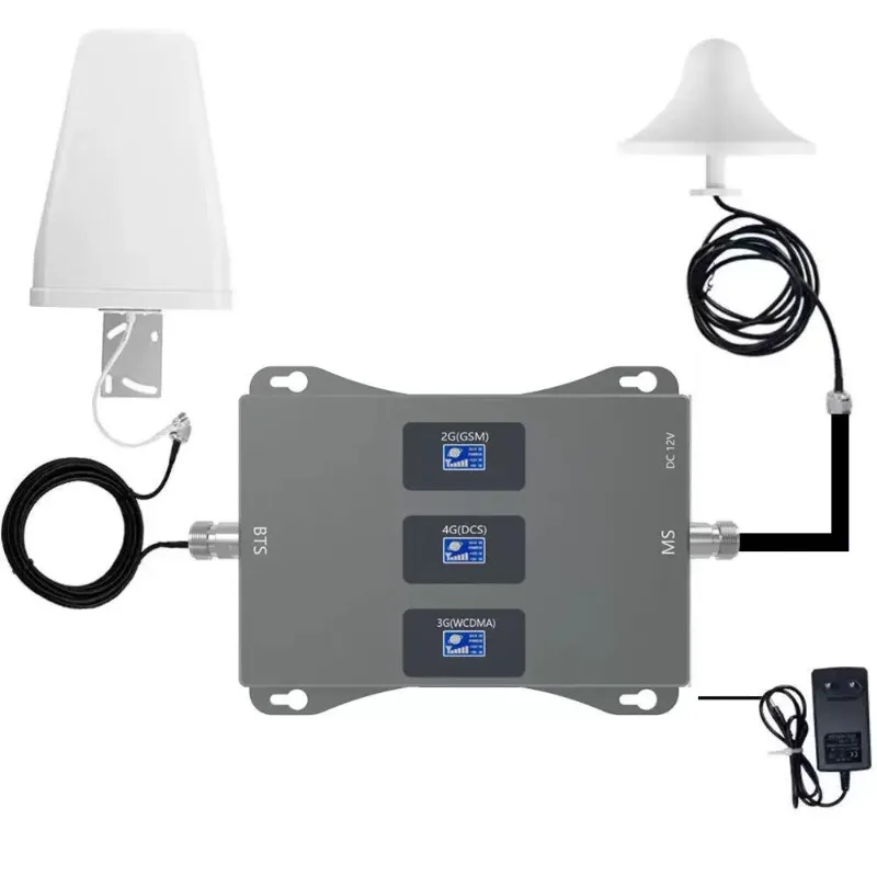 For mobile phone signal amplification enhancer, triple play reception enhancement