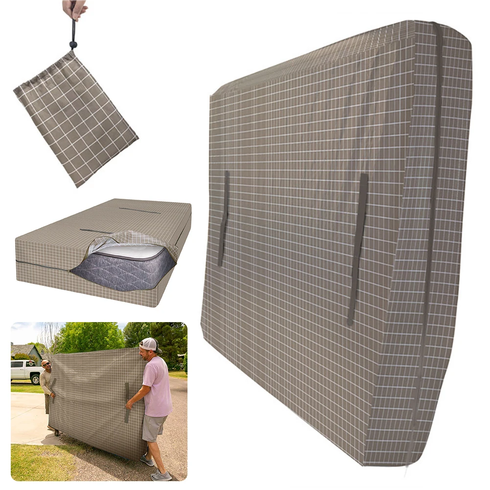 Oxford Mattress Protector Zippered Mattress Encasement Storage Bag Washable Fully Urine Proof Mattress Bag For New Home Moving