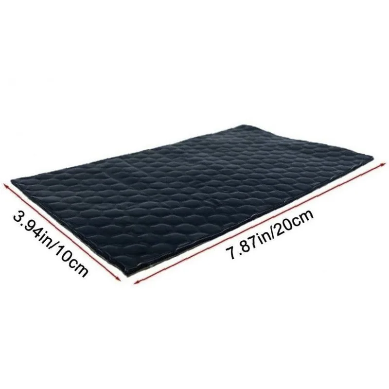 Alfombrilla de Goma Butilo para Aislamiento Acústico y Térmico de Automóviles, 2 mm de Grosor, Amortiguación de Impactos y Sonido para Paredes de Automóviles