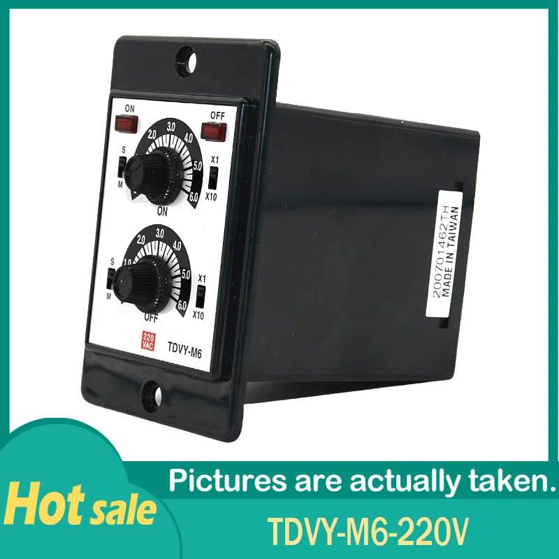 100% New Original TDVY-M6-220V Twin Timer