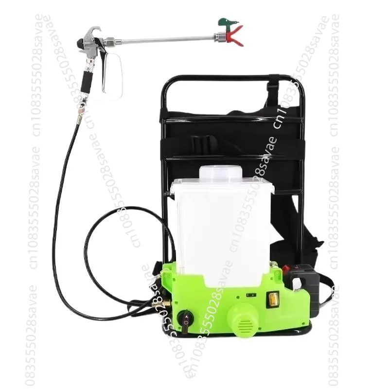 

Brushless high pressure airless sprayer paint spray gun backpack lithium battery charging wall sprayer does not contain battery