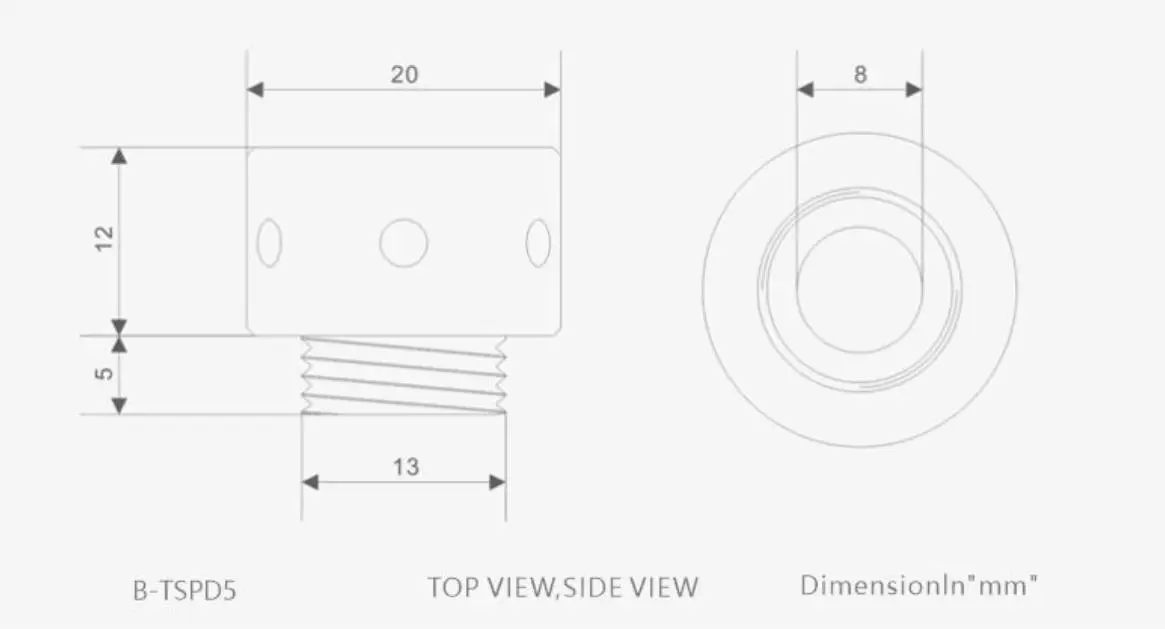 Bykski Tank Flow Buffer Fittings / Bubble Eliminator / Flow Divider Built-in Spoiler in Water Cooling Reservoir / B-TSPD5
