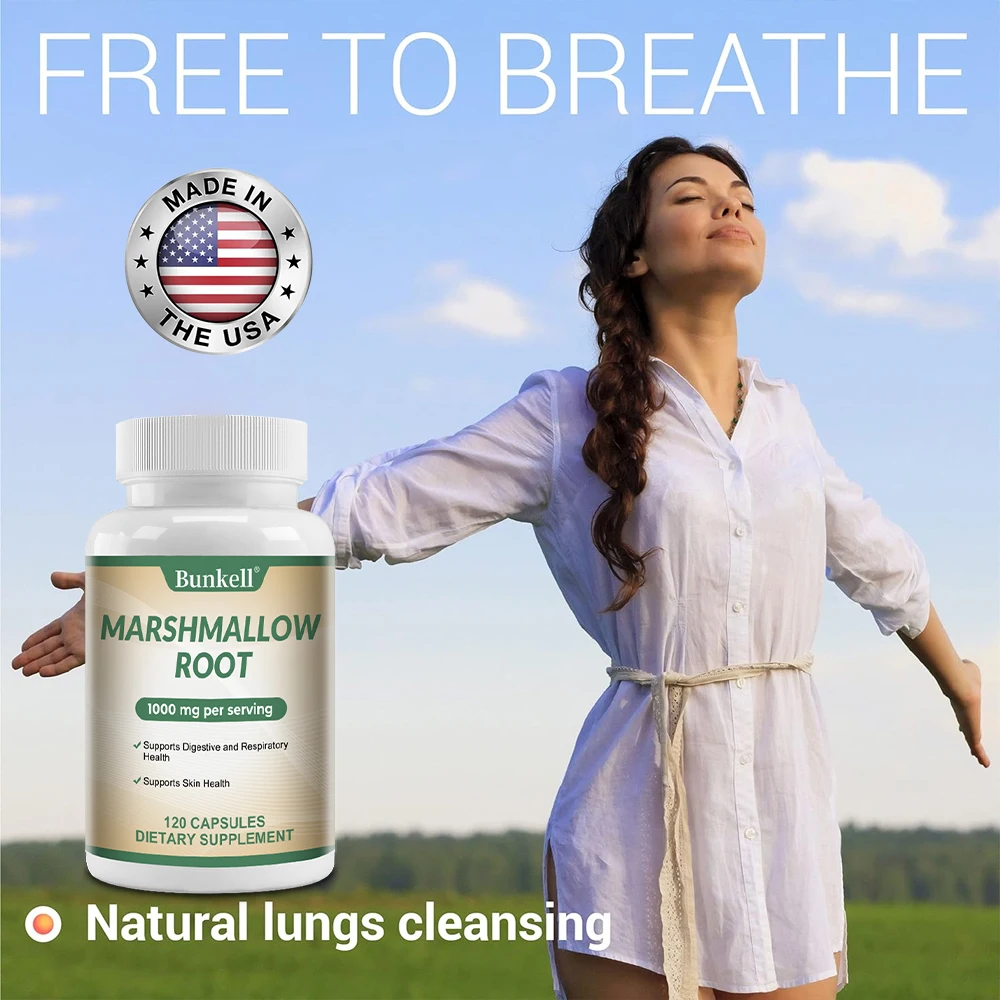 Lung Health Supplement - for The Bronchial and Respiratory System, Helps Cleanse and Detoxify, Promotes Digestion, Skin Health