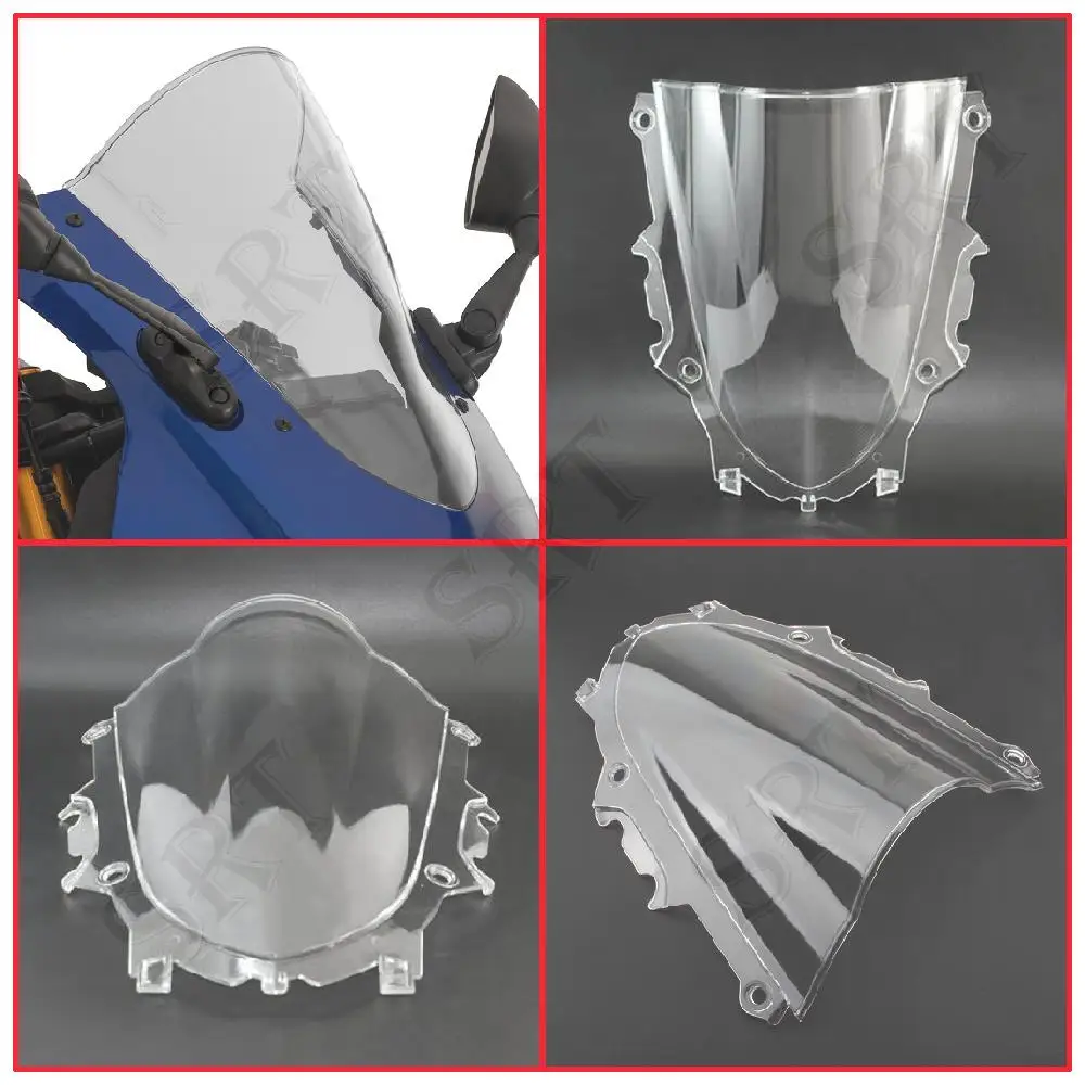 

Fit For Yamaha YZF R3 R25 YZF-R3 YZF-R25 2019-2024 Motorcycle Accessories Windshield Front Windscreen Deflector Cover