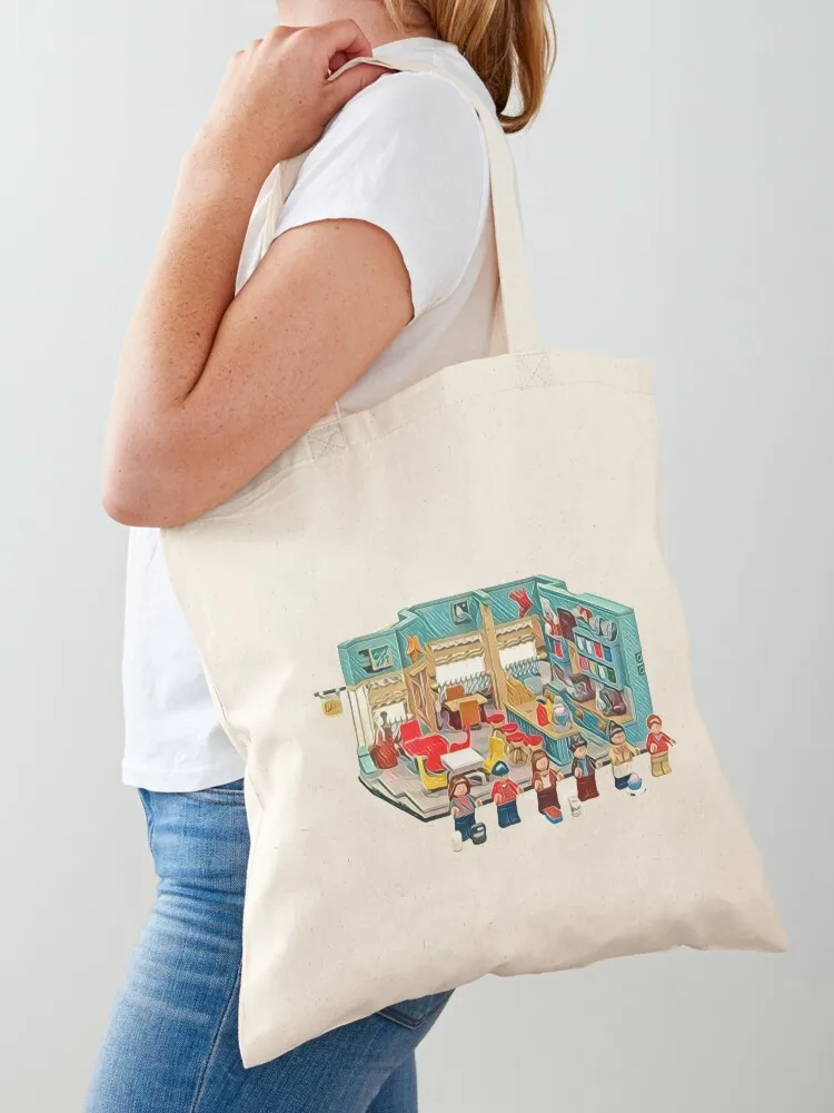 

Favorite Diner - Stars Hollow Tote Bag canvas tote bags Big bag women Women's shopper bag women