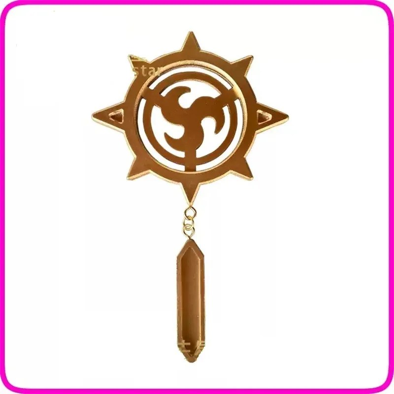 

2025 12 игра Genshin Impact Fatui аксессуары нагрудный значок Scaramouche Kunikuzushi реквизит для косплея