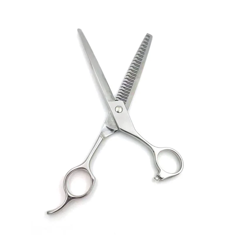 7 inch Double Teeth Texturising Dog Grooming Scissor,professional dog thinning scissor with stagger teeth