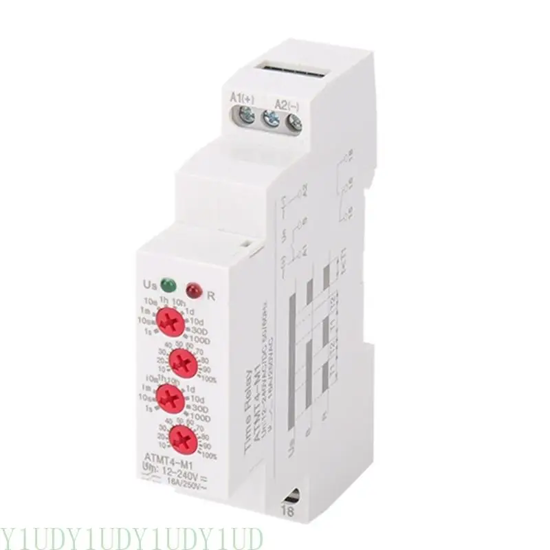 

652F Multipurpose Time Delay Relaying Accessory for Industrial Automation 12V 240V with LED Indicators Easy Installion