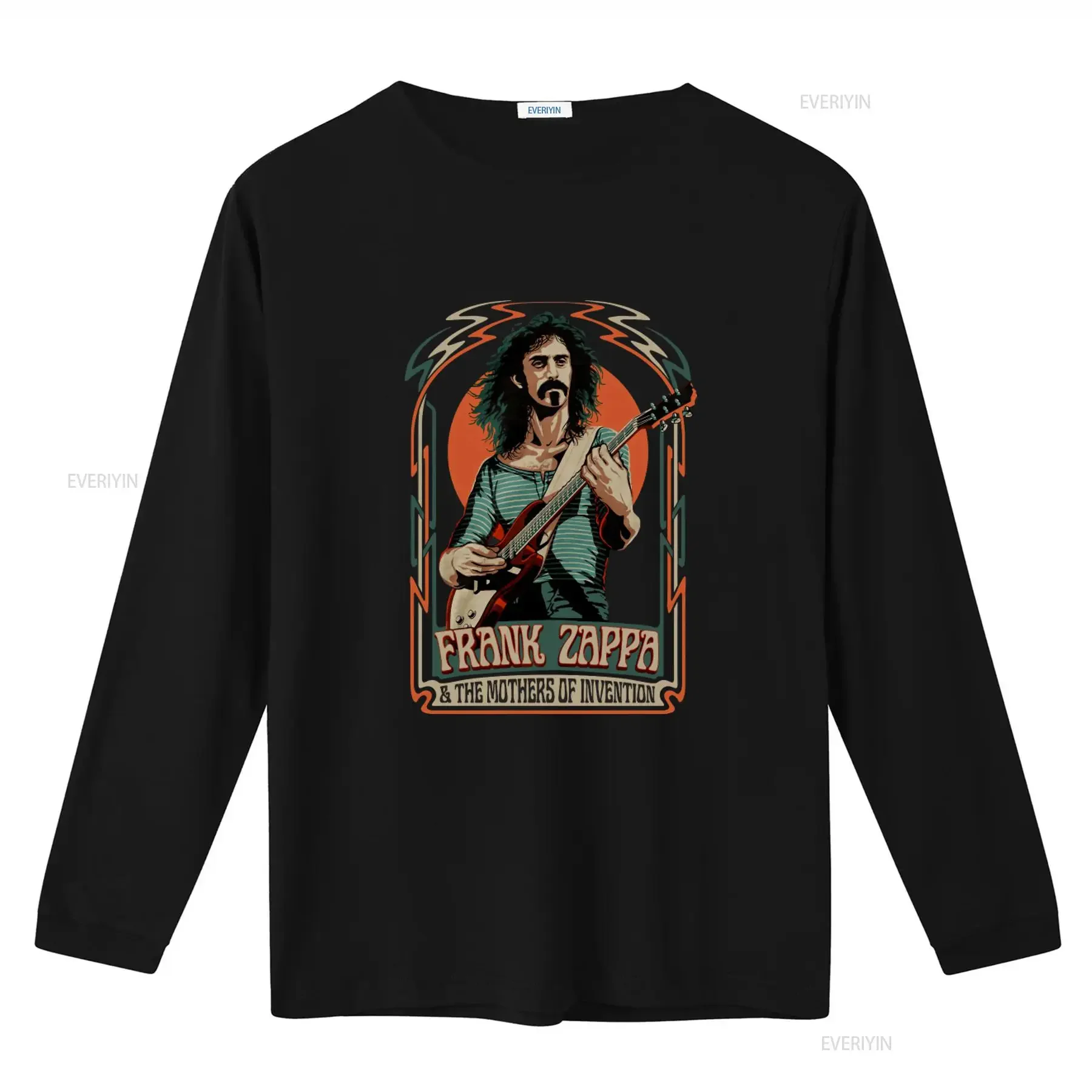 Frank Zappa The Mothers Of Invention Illustration T shirt Rock Music Fan  vintage Washed Slightly Soft Versatile graphic homme