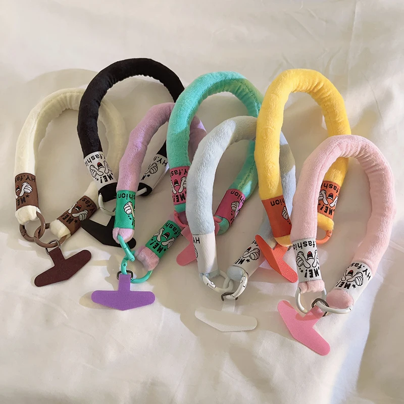 

Корейский INS Girly 3D-мягкий браслет-цепочка — подходит для чехлов для телефонов, милый новый креативный шарм, портативный и стильный