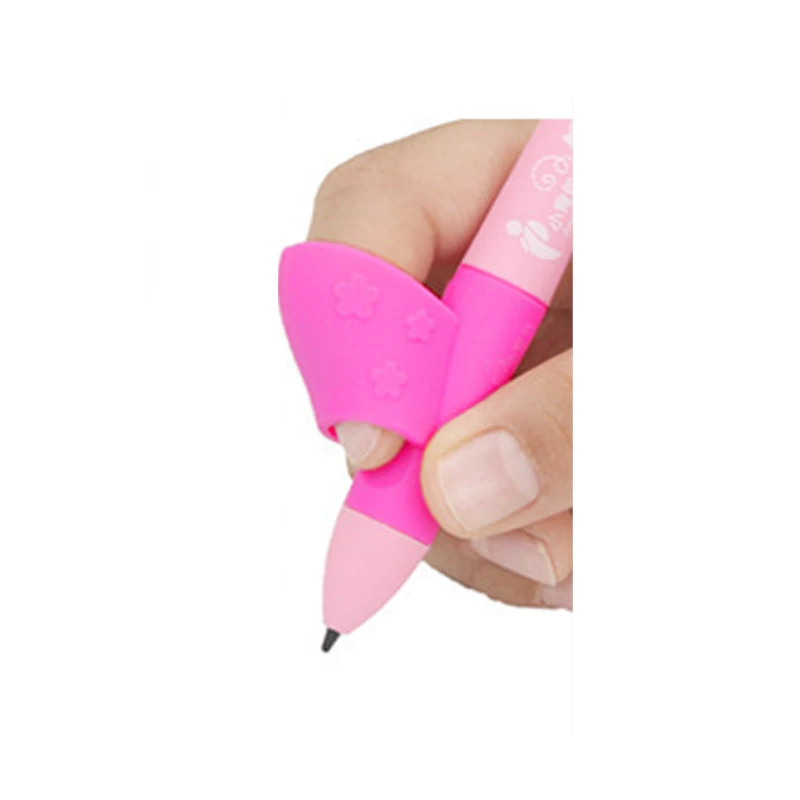 3Pcs/Set Children Pencil Holder Correction Writing Hold Pen Grip Posture Tool Silicone writing posturecorrector Stationery 2530