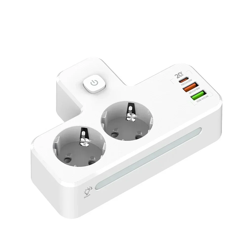 Multiple Sockets LED USB Enabled Devices Compact And Portable Design Easy To Use Keywords Multi Functional Power Strip