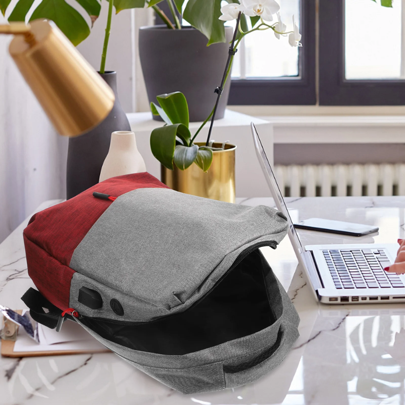 

2 шт., высококачественный портативный рюкзак с регулируемым плечевым ремнем для работы, студентов, модная сумка для хранения