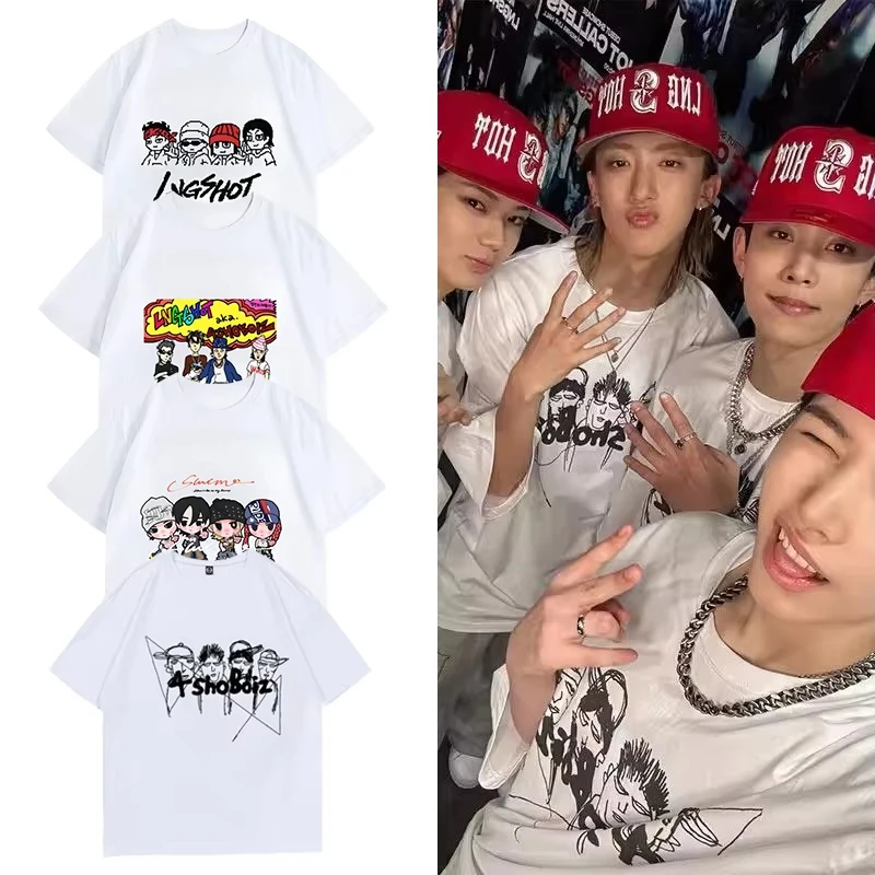 camiseta-grafica-retro-lngshot-com-retrato-de-membros-ohyuan-woojin-louis-ryul-kpop-fashion-verao-masculina-feminina-com-nome