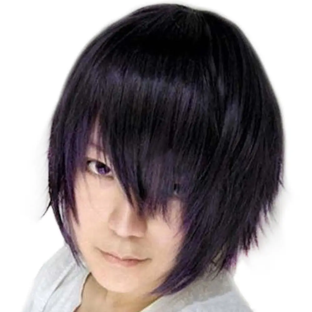 Short Straight Cosplay Wigs For Men And Women Synthetic Wigs Heat Resistant Fiber Anime Wig