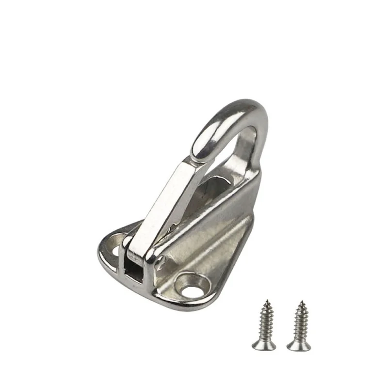 ISURE MARINE 316 Stainless Steel Marine Fender Hook Block Hook Marine Hook Spring Hook Yacht  Accessories