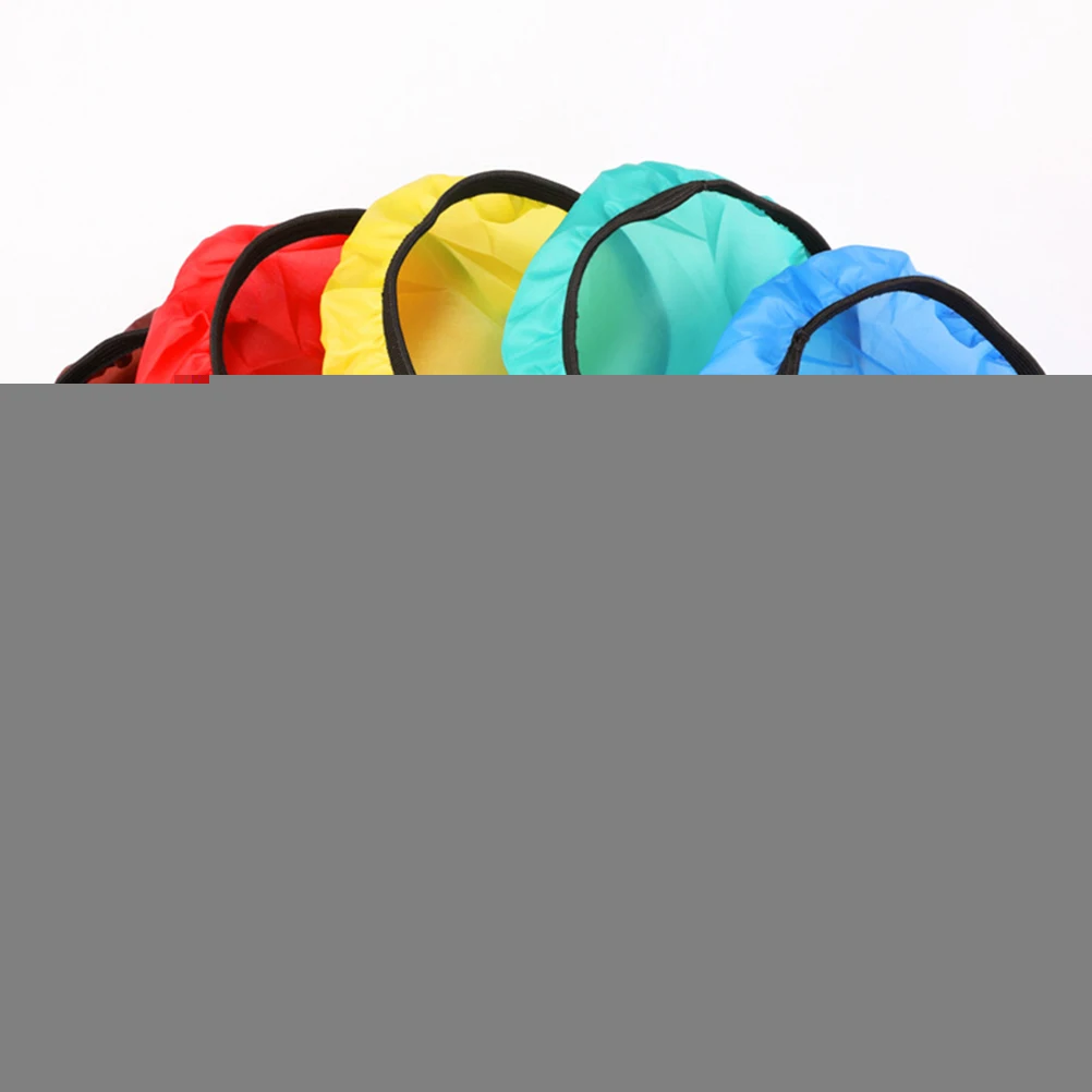 

6PCS 18cm Light Cloth Color Filter Large Flash Reflector Portable Photography Reflector Photography Equipment