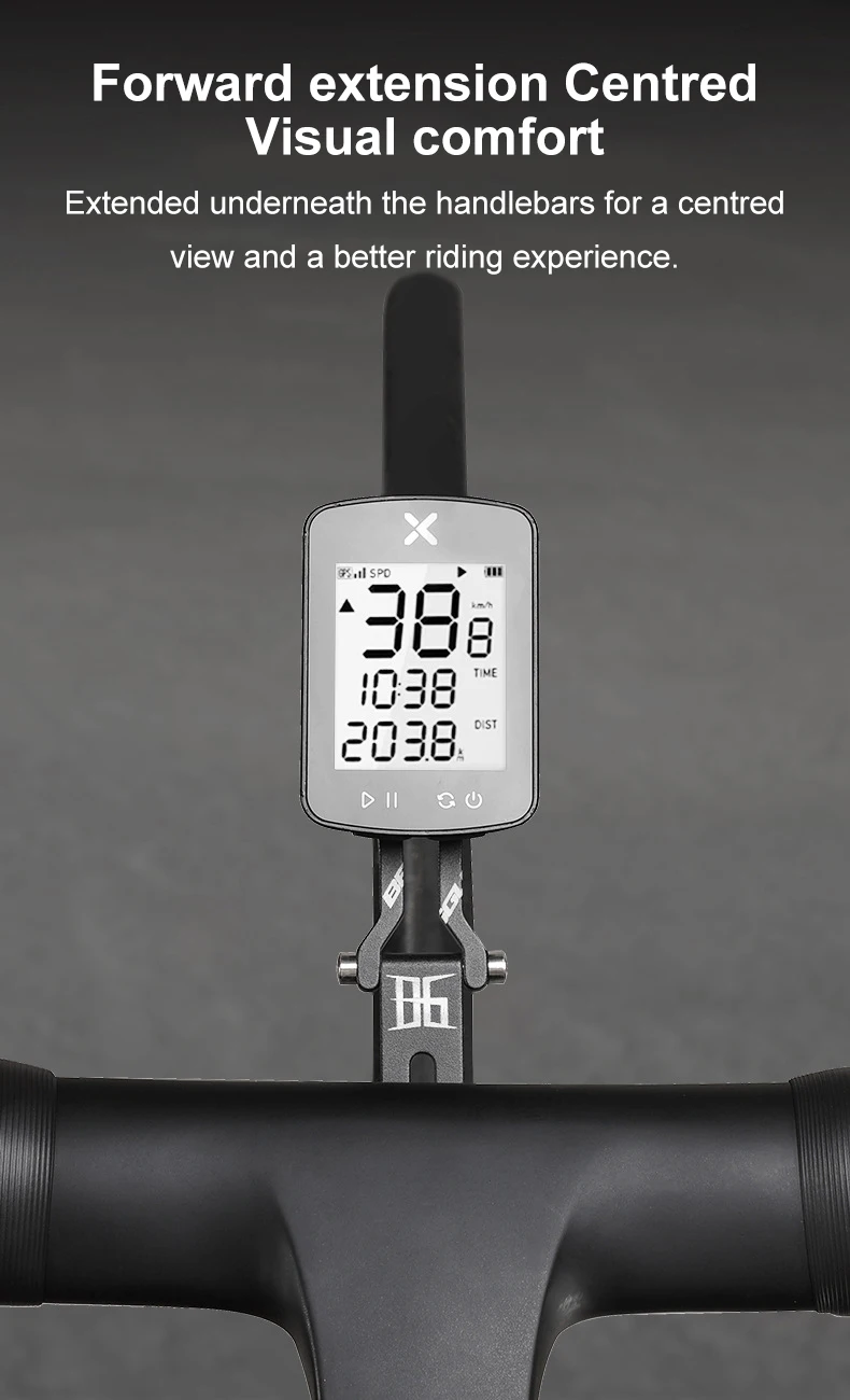 Fahrradcomputer-Halterung aus Aluminiumlegierung, Verstellbare MTB-Rennrad-Tachometer-Lenkerhalterung für Garmin/Cateye/Bryton – Detail 7