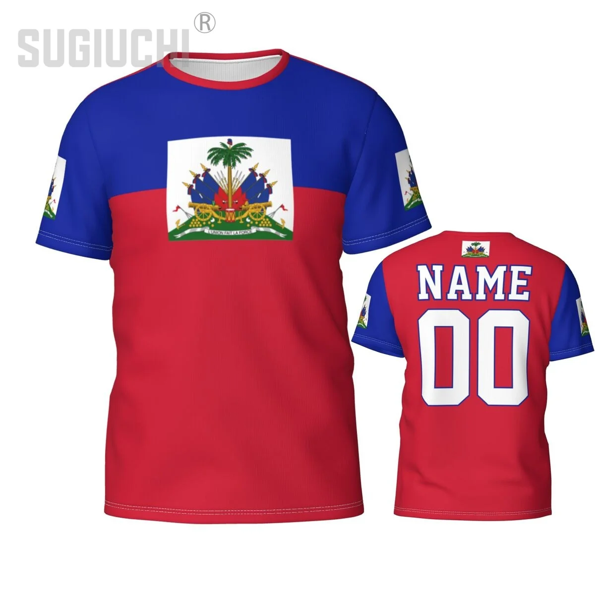 

Custom Name Number Haiti Flag Emblem 3D T-shirts Clothes For Men Women Tees Soccer Football Fans Gift T shirt