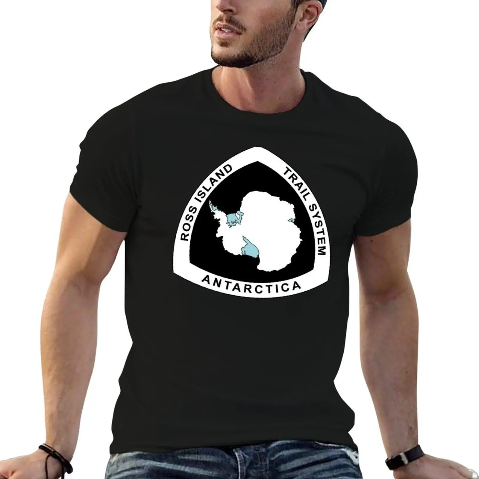 

designer McMurdo Ross Sticker Island T Station man T-Shirt shirt t Antarctica, Shirt, Trailhead