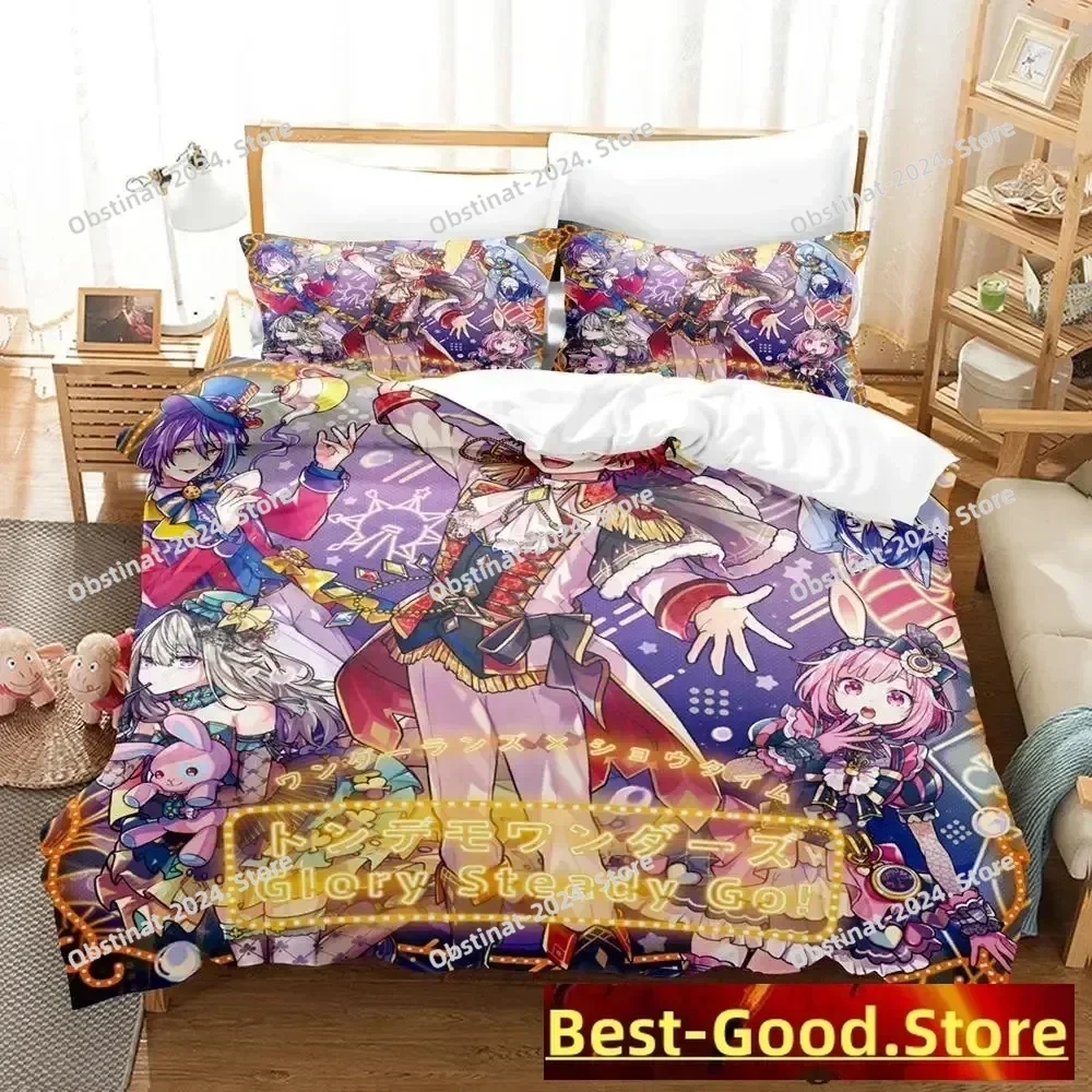 

2023 Wonderlands x Showtime Bedding Set Duvet Cover Full Queen King Size Pillowcase Bed Printed Aldult Kid Bedroom Single Twin