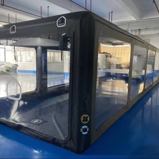 Factory Price Commercial Transparent PVC Car Cover Inflatable Car Garage Tent Hail Proof Car Cover for Sale