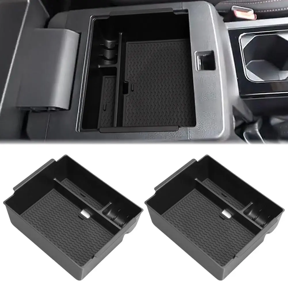 For Mitsubishi L200/Triton 2024-2025 Armrest Storage Box Car Center Armrest Storage Box Console Organizer Box Accessories