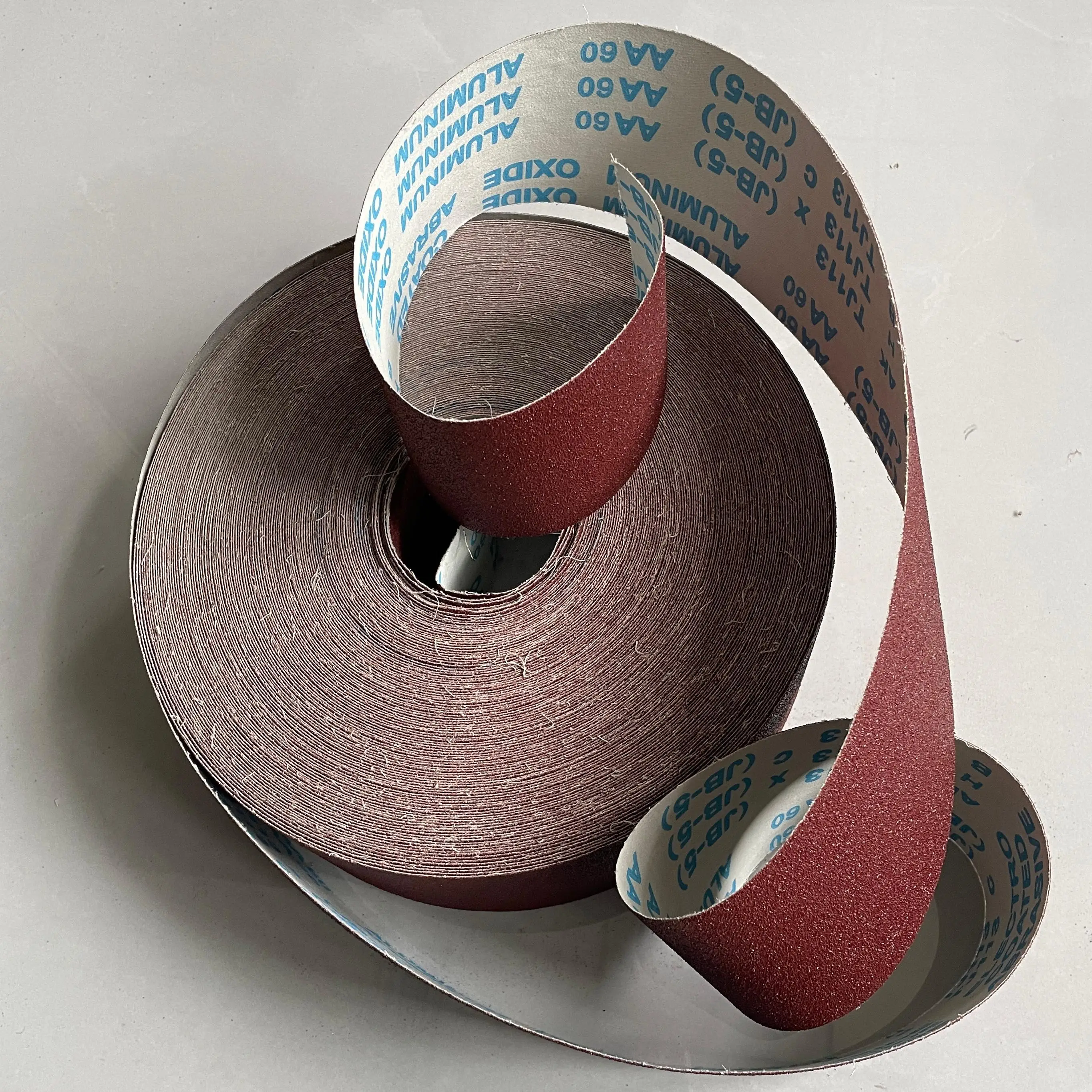 Coarse Abrasive Soft Emery Cloth Roll 100mm Diameter Aluminum Oxide Silicon Carbide For Polishing Wood Wall For Stone
