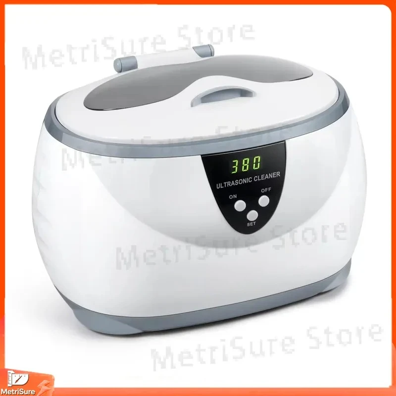 Digital Ultrasonic Cleaner 600ml for Tools Dental Instruments Dentures Jewelry Eyeglasses Scalpels Tweezers Surgical Tools