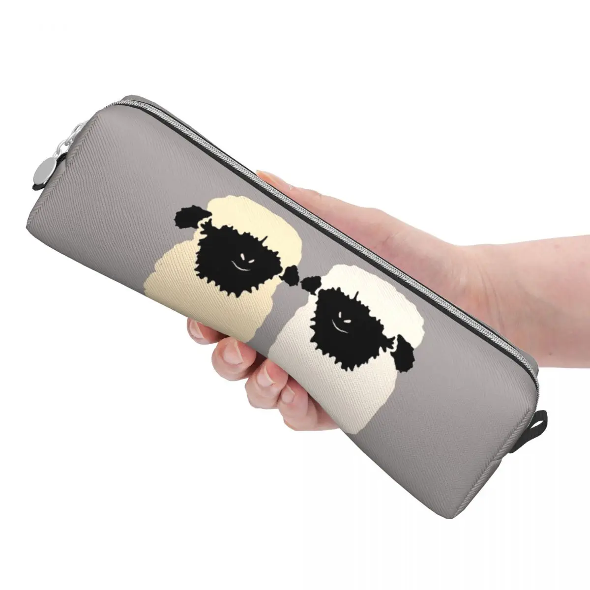 حافظات أقلام رصاص من Valais Black Nose Sheep Friends، صندوق أقلام للأولاد والبنات والطلاب، حقيبة أقلام رصاص وحقيبة مستحضرات التجميل