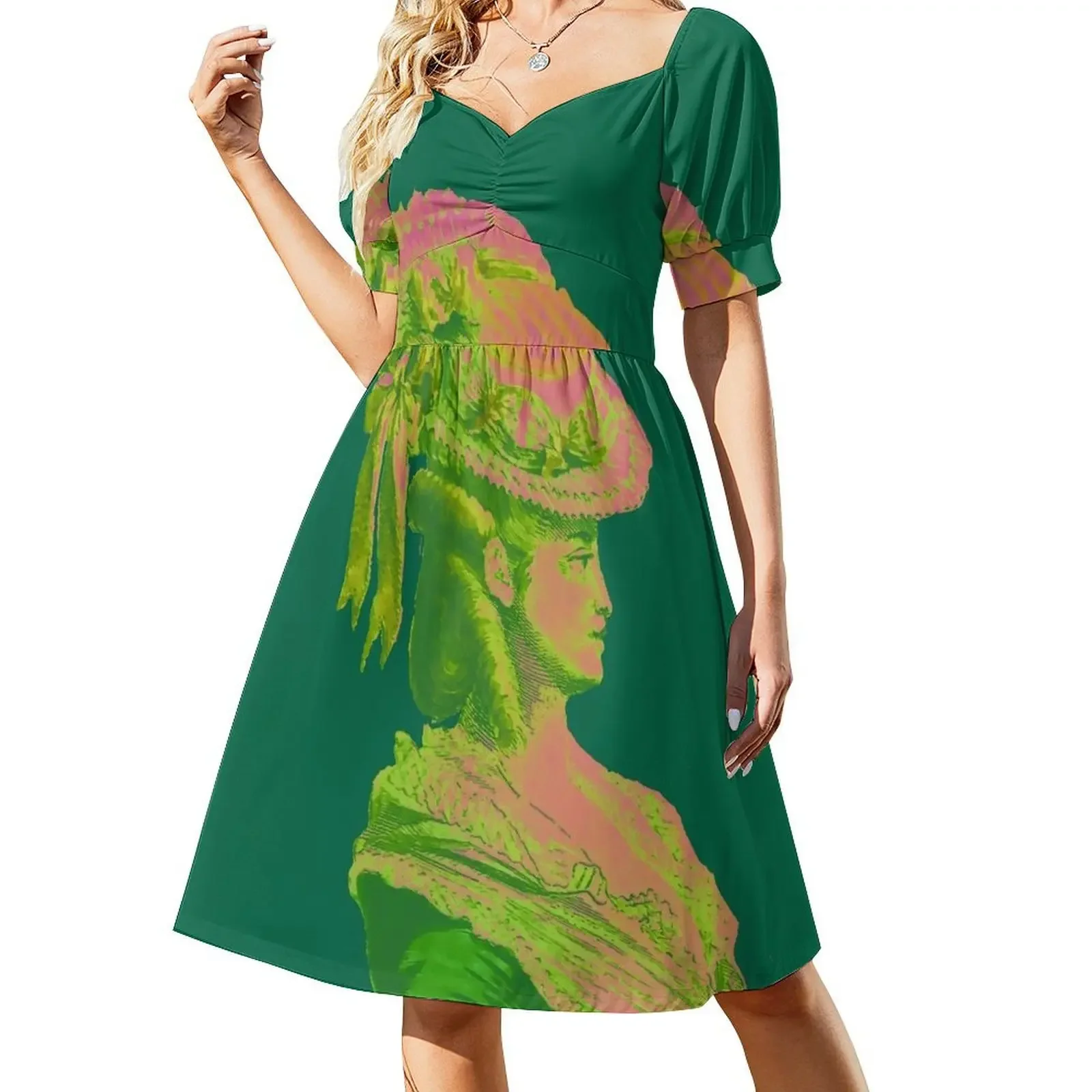 

Don't Touch My Hair II Green Sleeveless Dress dresses summer women evening dress Dance dresses Dress