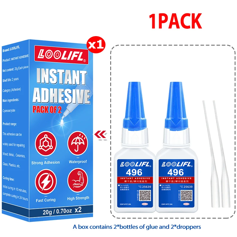 SuperGlue Billard Club Head, Snooker Club Super Glue, réparation professionnelle du joueur et sélection électrique pour les accessoires du club