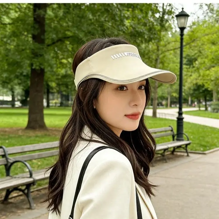 

Seamless All-in-One Sun Hat – Wide-brimmed, Open-top Design, Suitable for Glasses Outdoor Leisure Sports Sun Protection