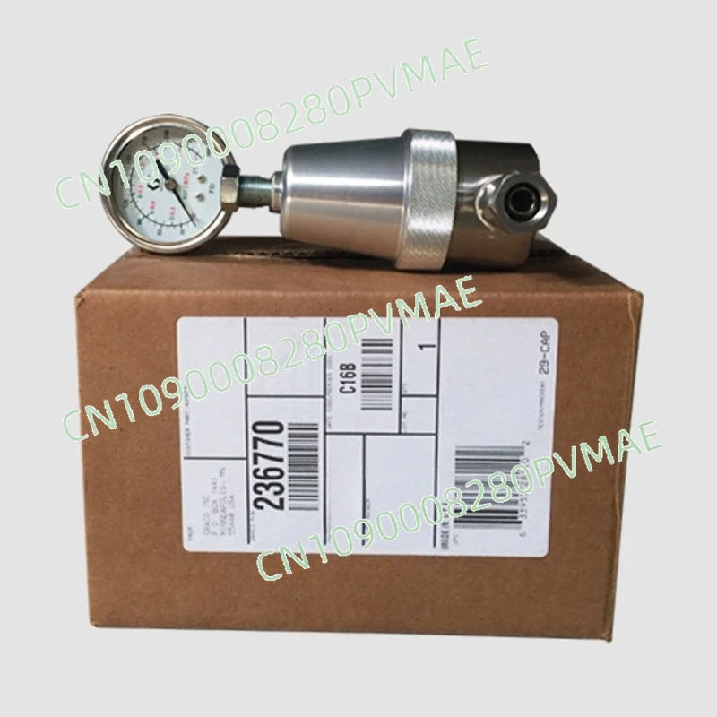 236770 Back pressure valve, stainless steel water-based paint pressure hand regulator