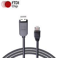 Industrial Grade Original FTDI FT232RL USB to RJ45 RS232 Serial Console Debug Cable for Pylontech Li-ion Battery BMS to PC