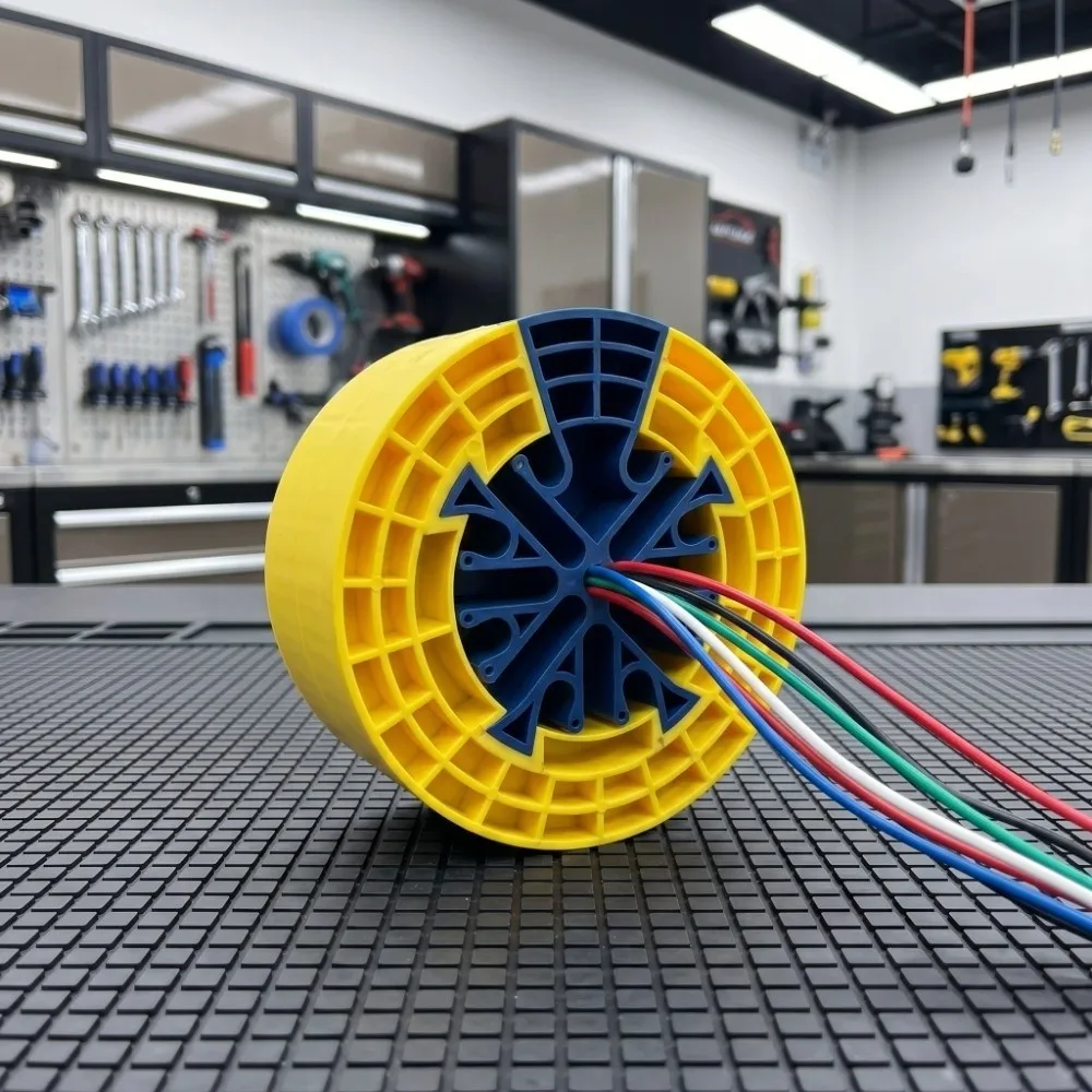 Plastic Cable Combing Tool Various Colors 12 X 12 X 4 Cm Wire Organizer Cord Management Sorter TV Peripheral Power Cord Sorting