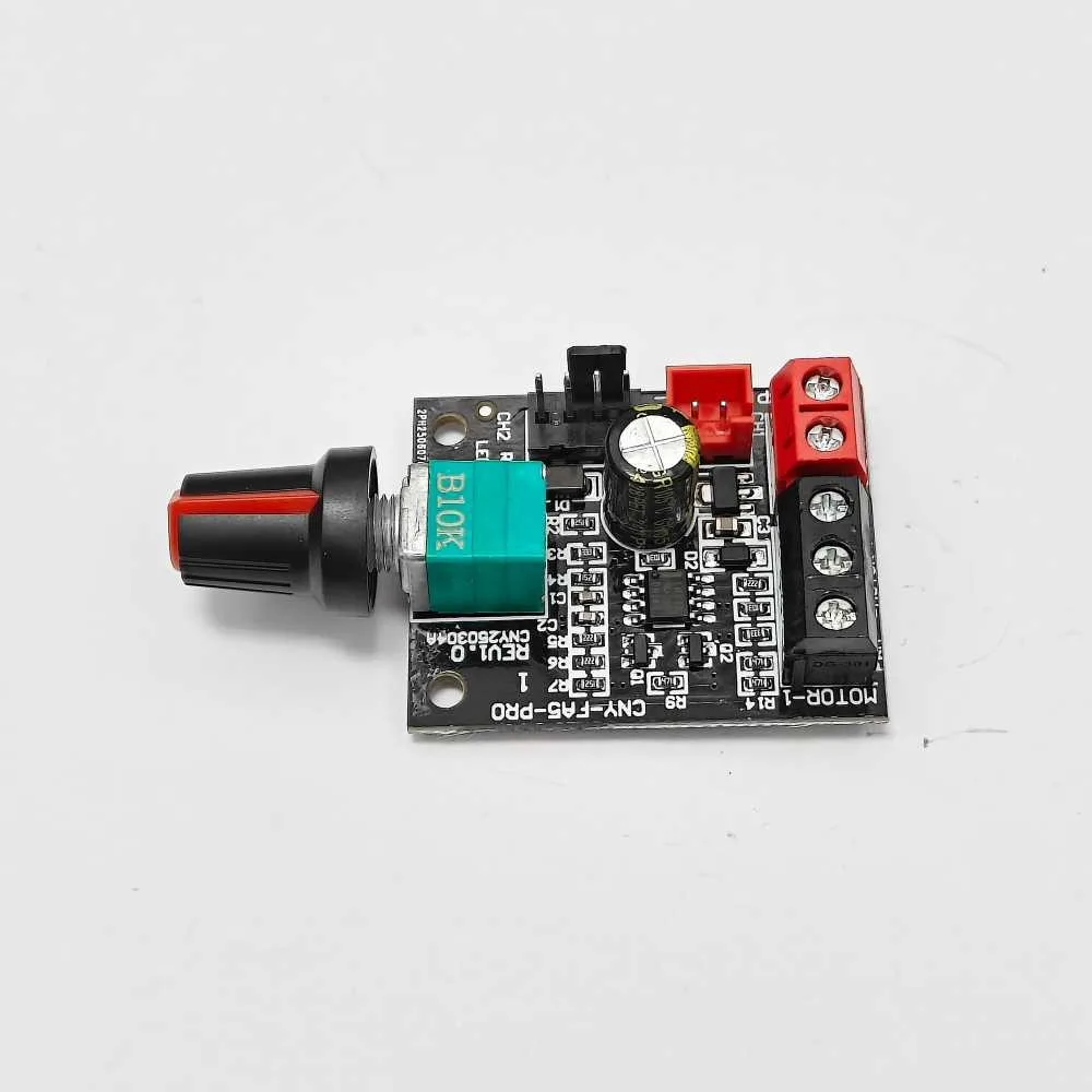 PWM Brushless Motor Speed Governor 4-Wire Fan Speed Controller With Switch DC8-24V 0-100% Duty Cycle Adjustable Motor Regulator