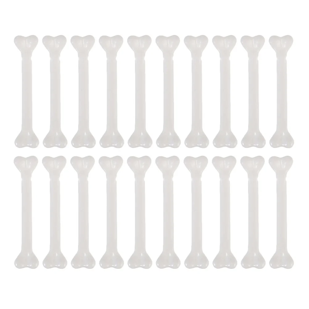 

20Pcs Fake Human Bone Halloween Props Plastic Bones Realistic Party Decorations Prank Accessories Haunted House Tabletop Decor