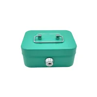 Nouvelle boîte de rangement de tirelire portable créative de petite taille avec boîte de rangement de clés boîte de pièces de monnaie avec serrure tirelire 4
