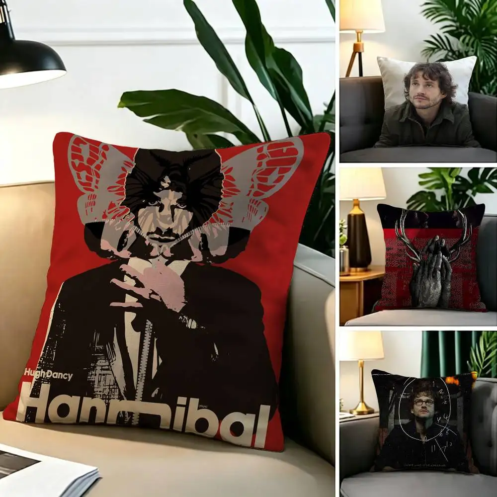 Will Graham  Pillow Case Square Double-Sided Sofa Cushion Cover Bedroom Bedside Pillow