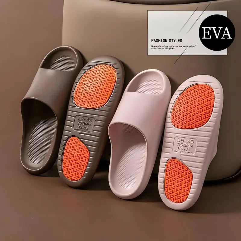 Men's Ultra-Non-Slip Slippers, Classy Hotel Bathroom Bathing, Anti-Fall and Anti-Odor Eva Thickeneded Slippers, Soft-Soled Summer Slippers for the Elderly